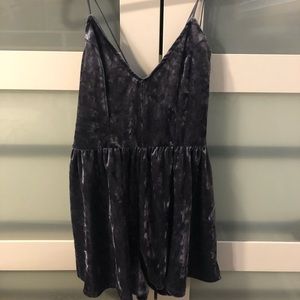 La hearts blue romper/dress